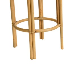 Collection Tamarin Bulat Stool Bar Rattan With Cushion
