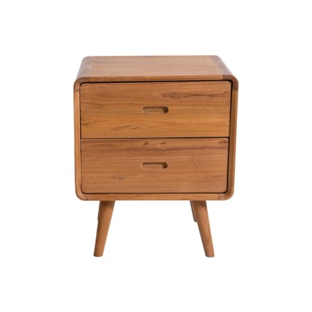 Collection Tamarin Ad Night Table With 2 Drawers Teak