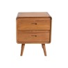 Collection Tamarin Ad Night Table With 2 Drawers Teak
