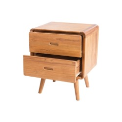 Collection Tamarin Ad Night Table With 2 Drawers Teak
