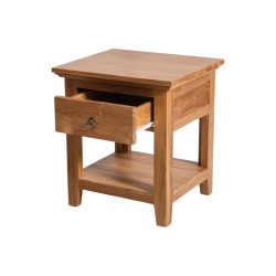 Collection Tamarin Sante Night Table Natural Teak Oil