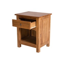 Collection Tamarin Osaka Night Table Natural Teak Oil Finish