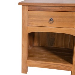 Collection Tamarin Osaka Night Table Natural Teak Oil Finish