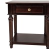 Cavendish Georgia Side Table 1 Drawer & 1 Shelf Dark Walnut