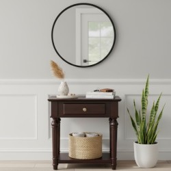 Cavendish Georgia Side Table 1 Drawer & 1 Shelf Dark Walnut