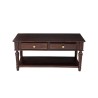 Cavendish Georgia Coffee Table 2 Drawers & 1 Shelf Dark Walnut