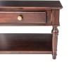Cavendish Georgia Coffee Table 2 Drawers & 1 Shelf Dark Walnut