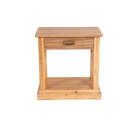 Cavendish Iris Side Table 1 Drawer & 1 Shelf Brushed Sand