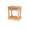 Cavendish Iris Side Table 1 Drawer & 1 Shelf Brushed Sand