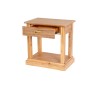 Cavendish Iris Side Table 1 Drawer & 1 Shelf Brushed Sand
