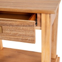 Cavendish Iris Side Table 1 Drawer & 1 Shelf Brushed Sand