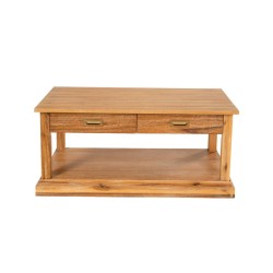Cavendish Iris Coffee Table 2 Drawers &1 Shelf Brushed Sand