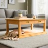 Cavendish Iris Coffee Table 2 Drawers &1 Shelf Brushed Sand