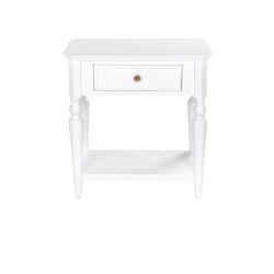 Cavendish Fremont Side Table 1 Drawer & 1 Bottom Shelf White