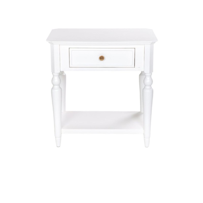 Cavendish Fremont Side Table 1 Drawer & 1 Bottom Shelf White