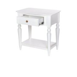 Cavendish Fremont Side Table 1 Drawer & 1 Bottom Shelf White