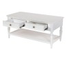 Cavendish Fremont Coffee Table 2 Drawers & 1 Bottom Shelf White