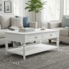 Cavendish Fremont Coffee Table 2 Drawers & 1 Bottom Shelf White