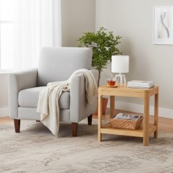 Cavendish Clayton Side Table 1 Bottom Shelf Sand