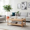 Cavendish Clayton Coffee Table 1 Bottom Shelf Sand