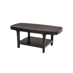 Cavendish Catalan Coffee Table 1 Bottom Shelf Ebony