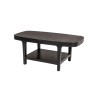 Cavendish Catalan Coffee Table 1 Bottom Shelf Ebony