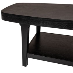 Cavendish Catalan Coffee Table 1 Bottom Shelf Ebony
