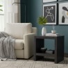 Cavendish Amador Side Table 1 Bottom Shelf Ebony