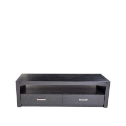 Cavendish Anderson Low TV Unit 2 Drawers Ebony