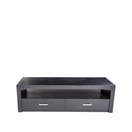 Cavendish Anderson Low TV Unit 2 Drawers Ebony