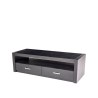 Cavendish Anderson Low TV Unit 2 Drawers Ebony