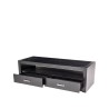 Cavendish Anderson Low TV Unit 2 Drawers Ebony