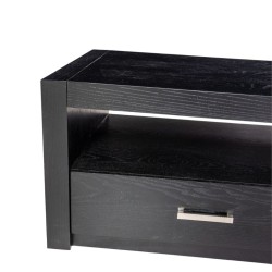 Cavendish Anderson Low TV Unit 2 Drawers Ebony