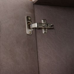 Bella Casa Everest High TV Unit Cadiz Oak & Bronze Ref 900010-BRK