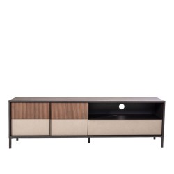Bella Casa Everest Low TV Cabinet With 2 Doors Lava & Clay Ref 208259-02AG