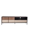 Bella Casa Everest Low TV Cabinet With 2 Doors Lava & Clay Ref 208259-02AG
