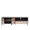 Bella Casa Everest Low TV Cabinet With 2 Doors Lava & Clay Ref 208259-02AG
