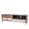 Bella Casa Everest Low TV Cabinet With 2 Doors Lava & Clay Ref 208259-02AG
