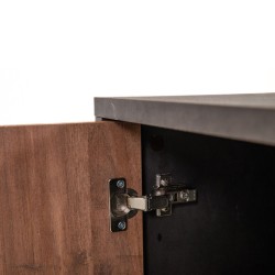 Bella Casa Everest Low TV Cabinet With 2 Doors Lava & Clay Ref 208259-02AG