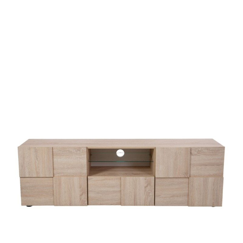 Bella Casa Dama Low TV Cabinet With 2 Doors Samoa & Oak Ref 201508-02