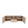 Bella Casa Dama Low TV Cabinet With 2 Doors Samoa & Oak Ref 201508-02
