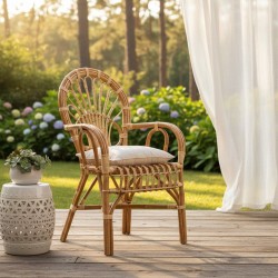 Collection Tamarin Cibauu Rattan Chair