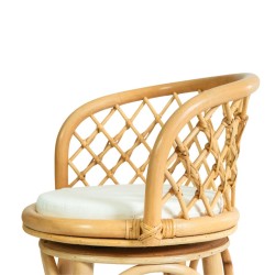Collection Tamarin Alea Stool Bar Rattan With Cushion