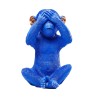 Kare Money Box Monkey Mizaru Blue Ref 60792