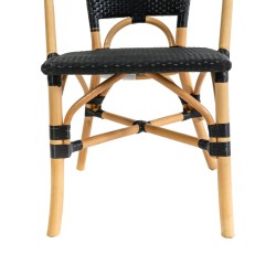 Collection Tamarin Bristo Chair Rattan Black