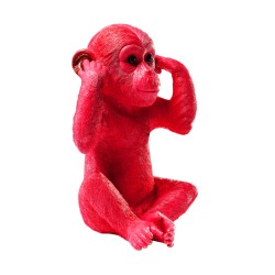 Kare Money Box Monkey Kikazaru Red Ref 60793