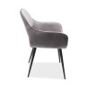 Kare San Francisco Chair with armrest Grey Ref 83314