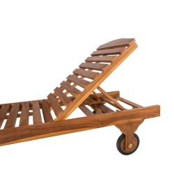 Collection Tamarin Denpasar Lounger with wheels Teak