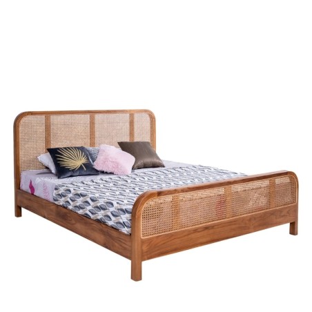 Collection Tamarin Rattan Bed 180x200 cm Teak