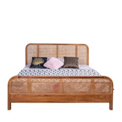 Collection Tamarin Rattan Bed 180x200 cm Teak